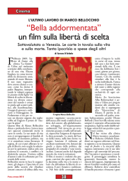 “Bella addormentata” un film sulla libertà di scelta