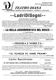 TEATRO DIANA spettacoli 2015-2016