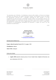 “La passione per il Diritto e la dedizione sincera allo studio e al