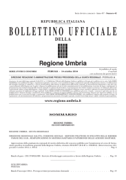 REGIONE UMBRIA - Scuola Umbra di Amministrazione Pubblica