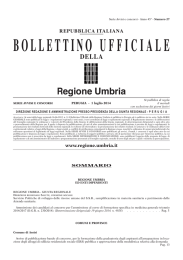 Regione Umbria - Ordine dei Medici di Perugia