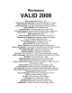 VALID 2009