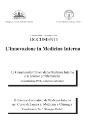 L`innovazione in Medicina Interna