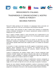 trasparenza e comunicazione il nostro punto di forza!!!