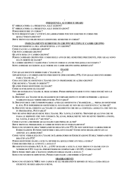 Le FAQ in PDF - Corso di Laurea in SCIENZE BIOLOGICHE