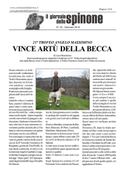 vince artù della becca - giornale dello spinone