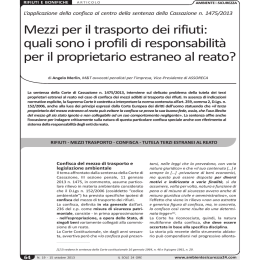 Mezzi per il trasporto dei rifiuti