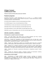 [Allegra Canepa] CURRICULUM VITAE