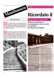 Mauthausen Ricordato il