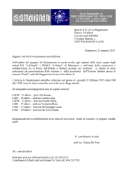 Spett.le N.H. il C.te Reggimento Genova Cavalleria Col. Giovanni