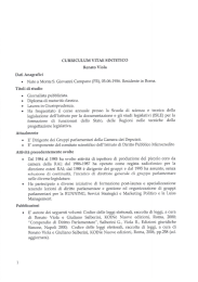 CURRICULUM VITAE SINTETICO Renato Viola Dati Anagrafici o