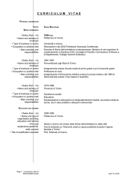 Curriculum Vitae Guido Montanari