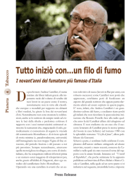 Tutto iniziò con…un filo di fumo