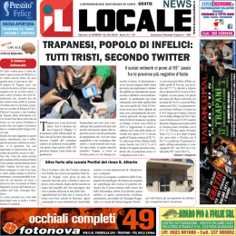 TRAPANESI, POPOLO DI INFELICI: TUTTI TRISTI, SECONDO