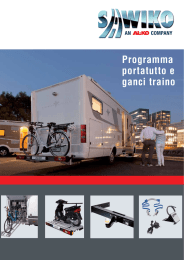 Programma portatutto e ganci traino