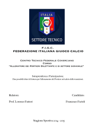 Allenatore Portieri &ndash; Farioli