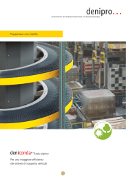Trasportare con facilità Per una maggiore efficienza dei sistemi di
