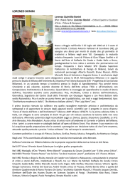 CURRICULA LORENZO BONINI - Responsabile progetto