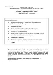 Piano di evacuazione - Direzione Didattica Statale IV Circolo La