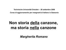 Non storia della canzone, ma storia nella canzone