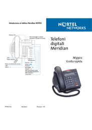 Telefoni digitali Meridian M3902 Guida rapida