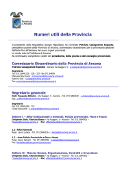 Numeri utili della Provincia