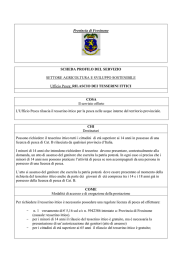 RILASCIO DEI TESSER - Provincia di Frosinone
