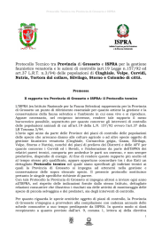 Protocollo Tecnico tra Provincia di Grosseto e