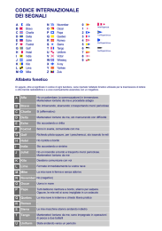 per visualizzare il codice internazionale e l`alfabeto fonetico scarica