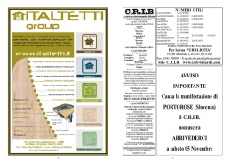 Settimanale C.R.I.B - CRIB - Centro Raccolta Italiana Biliardo