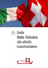 Guida Italia-Svizzera alle attività transfrontaliere