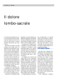 Il dolore lombo-sacrale