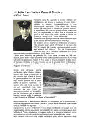 Ho fatto il marinaio a Cava di Sorciaro