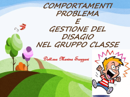 Gestione dei comportamenti problema