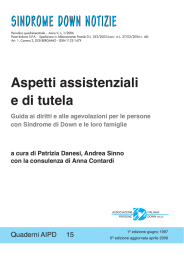 AIPD Guida ai diritti e alle agevolazioni per le persone con sindrome