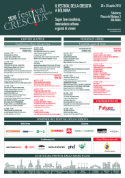 Programma Festival della crescita 2016 Bologna