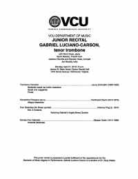 junior recital gabriel luciano