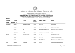 Ministero dell`Ambiente e della Tutela del Territorio