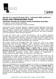 Programma del convegno