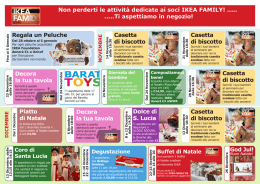 Casetta di biscotto Non perderti le attivit&agrave; dedicate ai soci IKEA