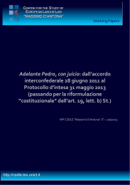 WP CSDLE “Massimo D`Antona”.IT – 179/2013