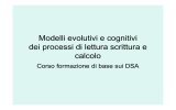 Modelli evolutivi e cognitivi dei processi di lettura scrittura e calcolo