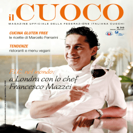 a Londra con lo chef Francesco Mazzei