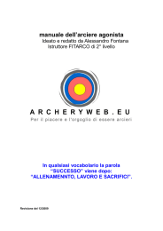 Scheda arciere - Compagnia degli Etruschi