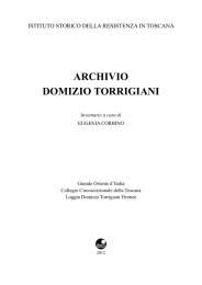 Archivio Domizio Torrigiani - Istituto Storico della Resistenza in