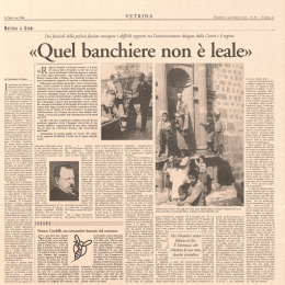 Quel banchiere non è leale. In: Il sole 24 ore, 24 marzo 2002, p. 31