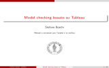Model checking basato su Tableau