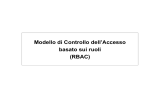 Modello di Controllo dell`Accesso basato sui ruoli (RBAC)