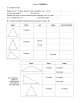 Verifica: I TRIANGOLI 1) Completa il testo Rispetto ai lati i triangoli