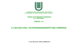 il calcolo dell `autofinanziamento nell`impresa